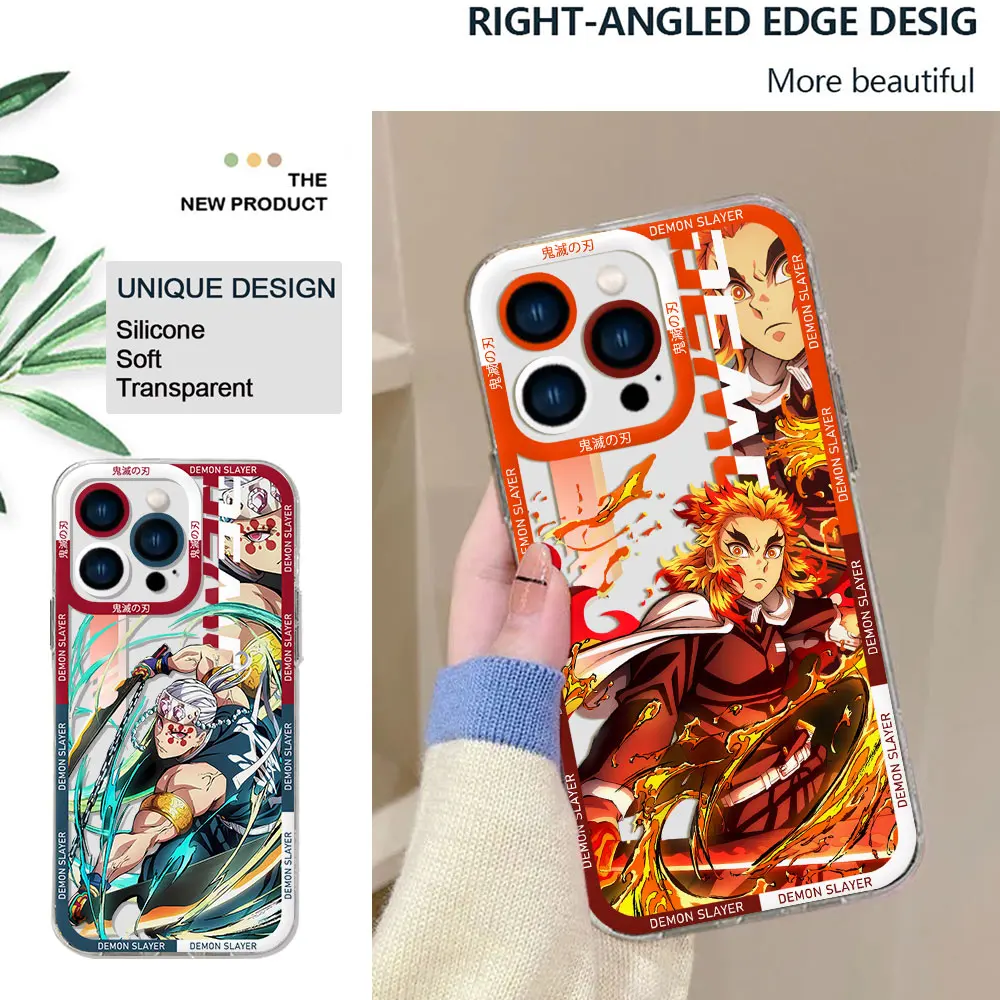 New Japan Anime Demon Slayer Phone Case For VIVO Y28 V30e Y75 Y03 Y36 Y100 Y17s Y76 Y22s Y16 Y50 Y21 Y20 V29 V23e V21e 5G Cover