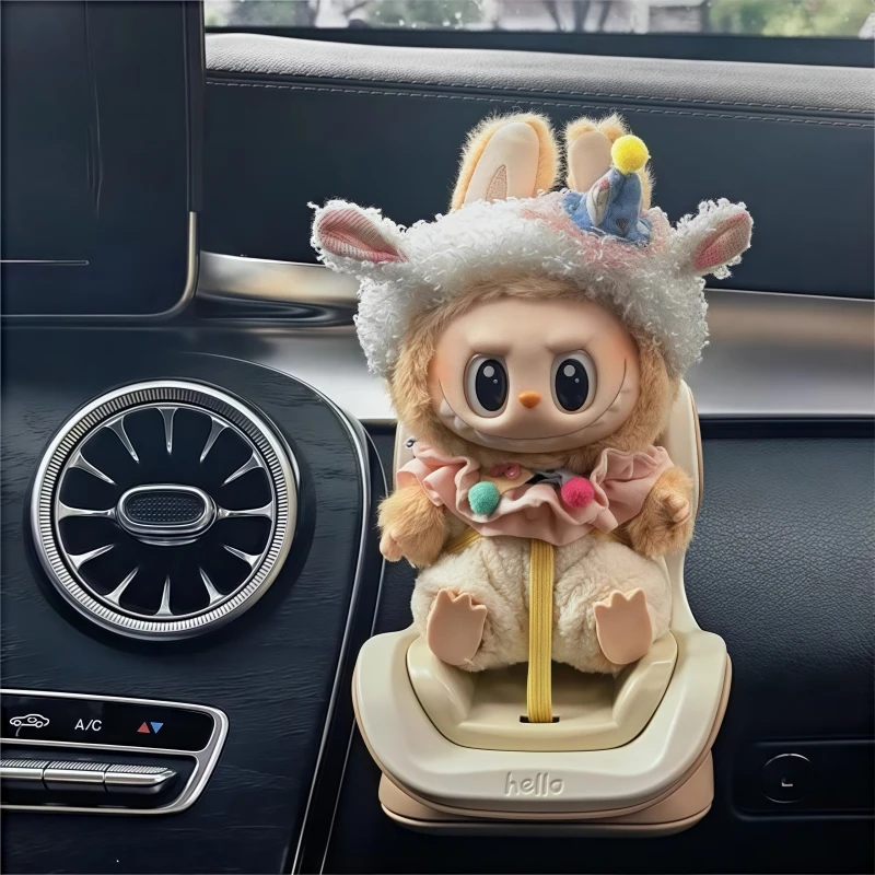 

17 см кукла Лабу, автомобильное безопасное сиденье, креативное V2 V3, автомобильный кондиционер, аксессуары для выхода воздуха, аксессуары для одежды «сделай сам», игрушки, подарки