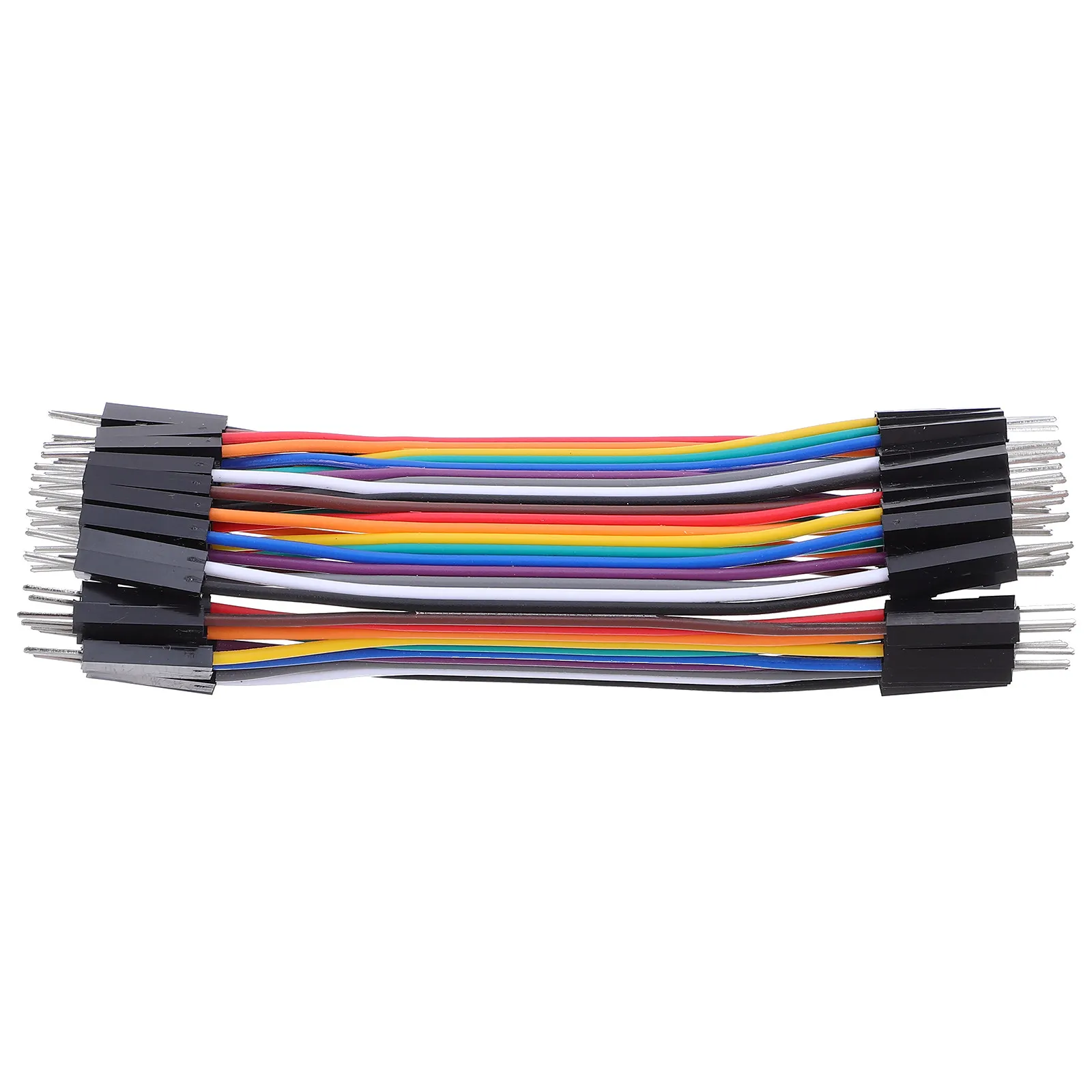 

40 шт. 10-сантиметровых соединительных проводов (шнурков) для макетных плат (паперных плат) типа «папа-мама» с шагом 2,54 мм, совместимых с проектами DIY электроники, надежные
