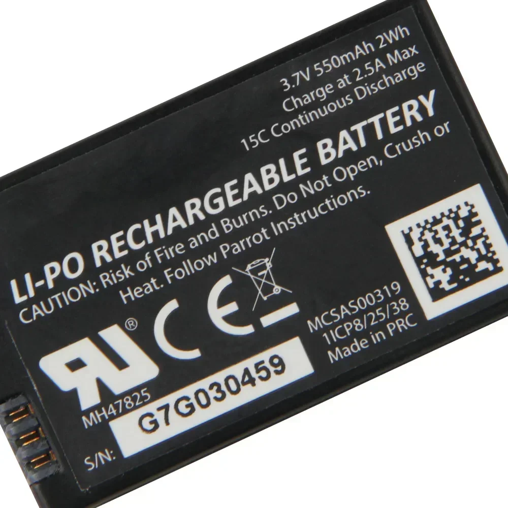 Replacement Battery For Parrot Mambo MiniDrone Jumping Sumo Rolling Spider 550mAh Spare Battery High Quality Batteries