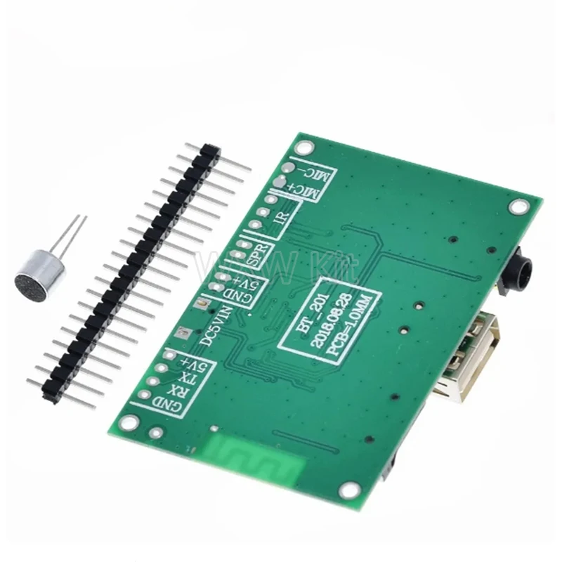 BT201 Dual Mode 5.0 Bluetooth Lossless Audio Power Amplifier Board Module Tf Card U Disk Ble Spp Serial Port Transparent Trans