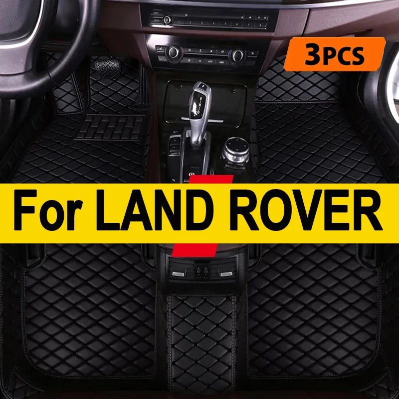 Car Floor Mats For LAND ROVER Evoque(2door) Evoque(4door) Evoque Conver Freelander Freelander 2 Velar Defender90 Car Accessories