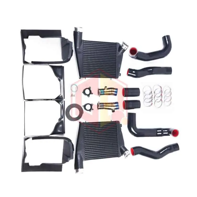 Distributori di parti di sintonizzazione automatica Kit intercooler per montaggio anteriore Intercooler per Porsche Panamera