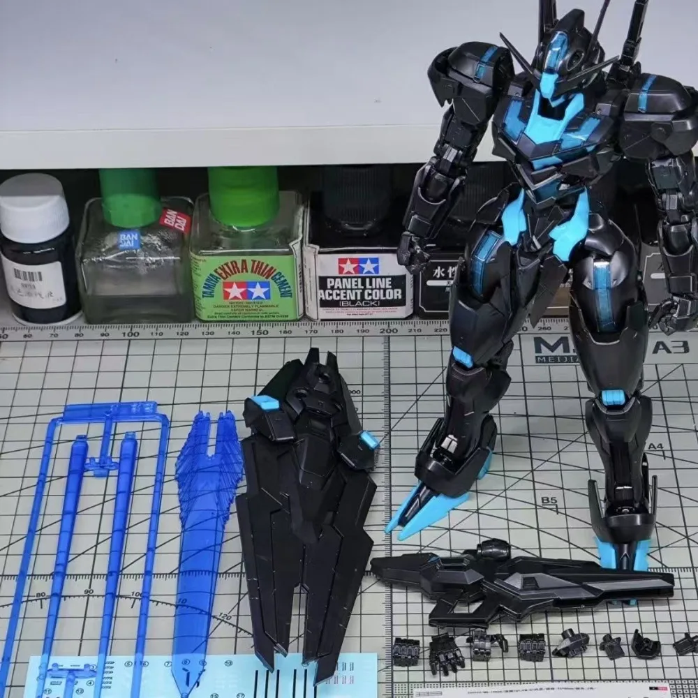 

FM 1/100 Aerial Witch From Mercury Action Figure Anime Mecha Model Kit Assembly Robot Plastic Collectible Display Mystery Gift