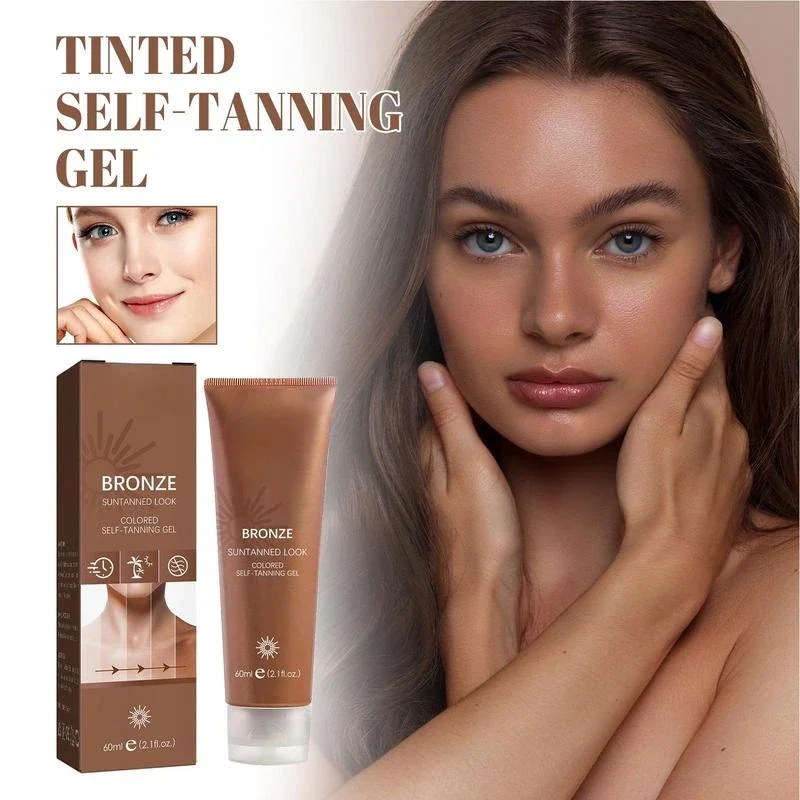 Sunless Tanning Cream Body Face Self Tanning Skin Bronzer Brown Outdoor Sunbathing UV Sun Use Moisturizing Nourishing Tan Lotion