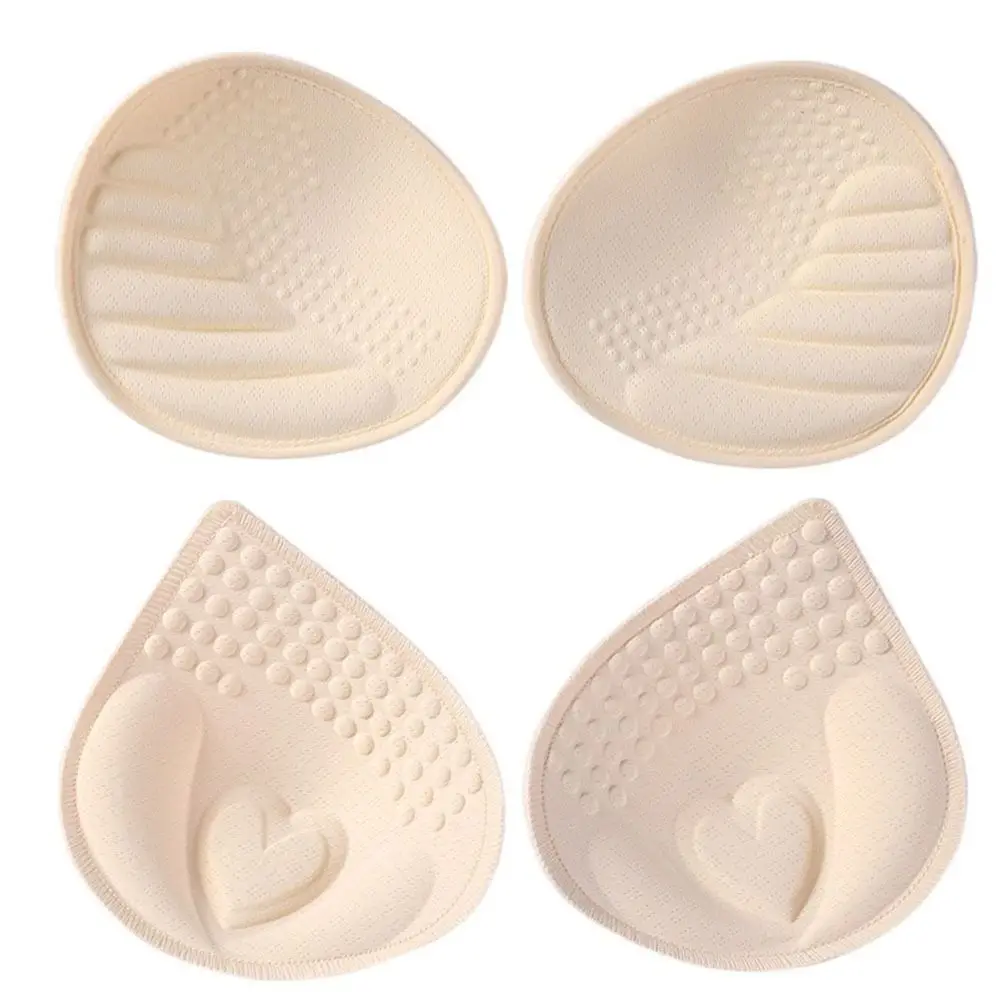1Pair 3D Thicken Removeable Bikini Intimates Accessories Push Up Cups Breast Bras Bra Insert Pad Sponge Bra Pads