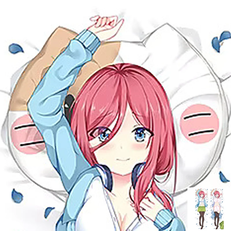 

Dakimakura Anime Miku Nakano 2 Side Printed Hugging Body Pillowcase Cushion Bedding Decor Pillow Cover 2024