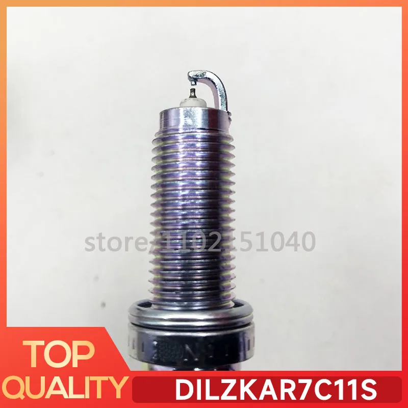 4pcs DILZKAR7C11S 90137 Dual Iridium Spark Plug for Honda HRV HR-V JAZZ VEZEL 1.5 1.5L 12290-5R0-003 L15B1 L13B2 L15B3 L15B4