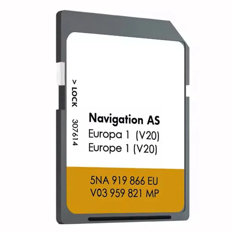 

Карта навигации ABSY для SD-карты 32 ГБ, для VW AS V20 2024/2025 MIB2 Discover Media, европейская навигационная карта