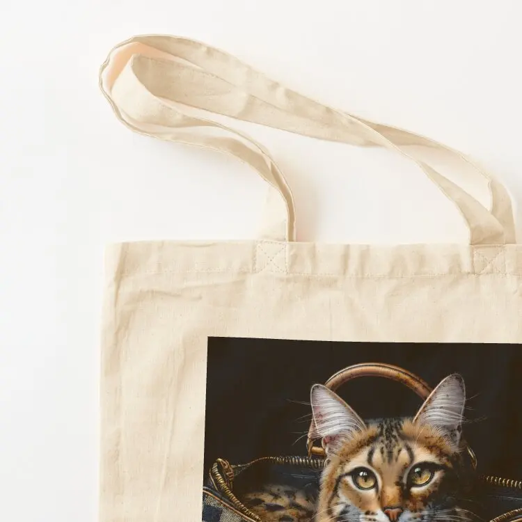 القط في حقيبة مصمم حمل حقيبة أكياس حقيبة يد نسائية فاخرة حقيبة مخصصة أكياس القماش #3