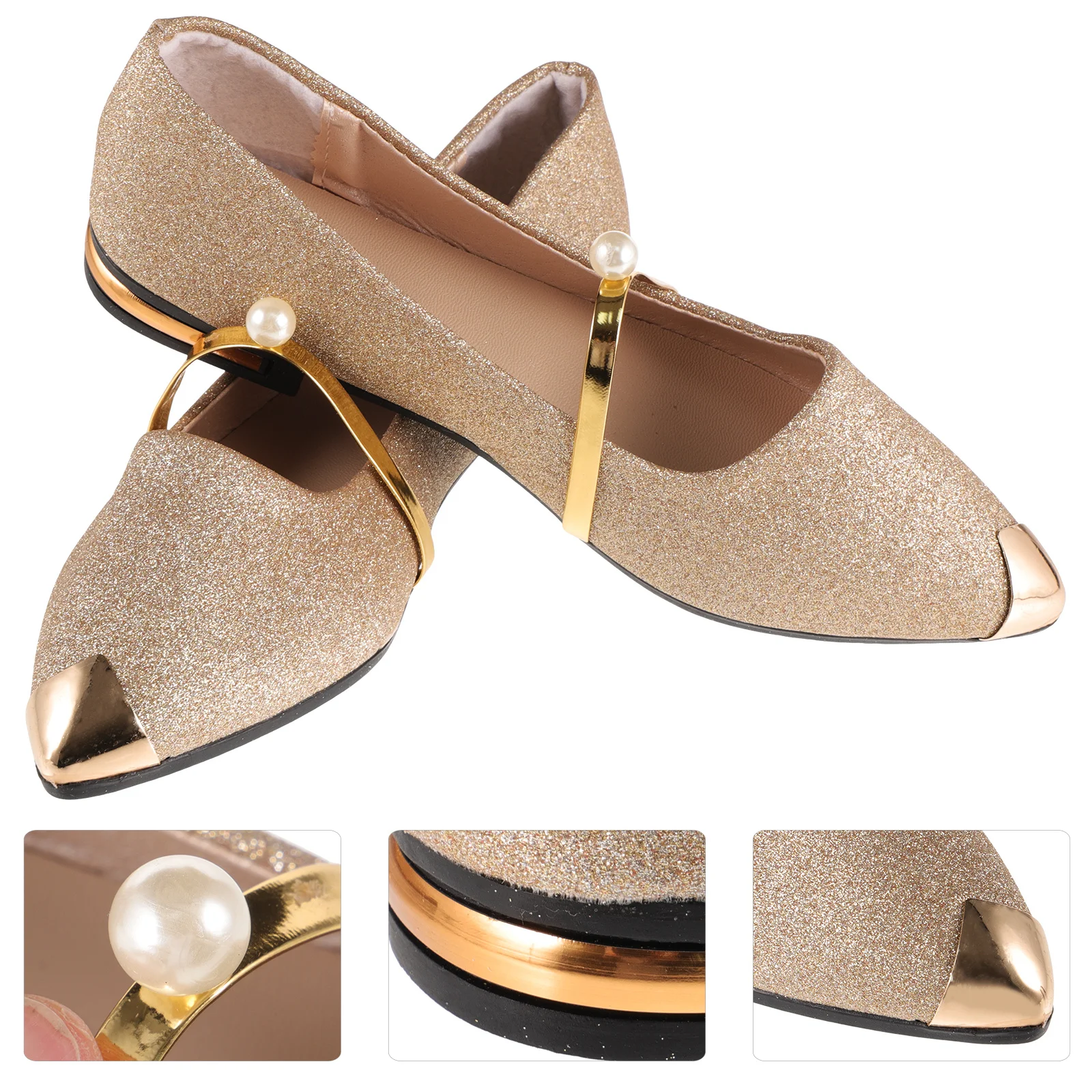 

1Pair Flat Nude Shoes Pointed Toe Elegant Comfortable Woman Pumps for Dating Shopping Nude Shoes Woman Pumps