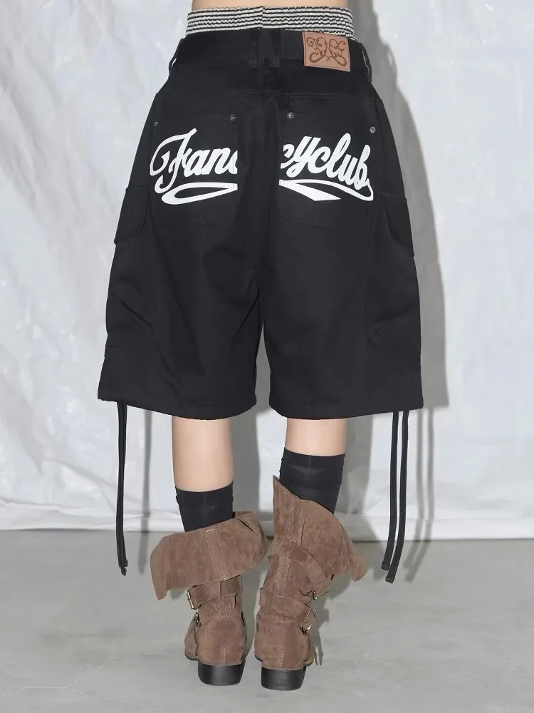 

FANCY CLUB Streetwear Dstring Trousers orts Straight Leg Casual Pants Workwear Sle for Spring 2025