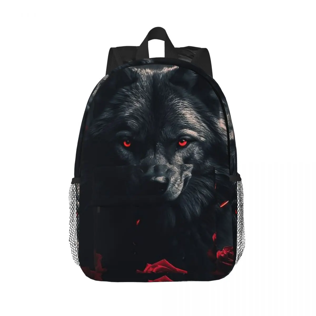 

Black Wolf Animal Backpack Hot Sale Daypack Large Capacity Boys Girls BookBag Shoulder Bags for Men Women Children School Bag