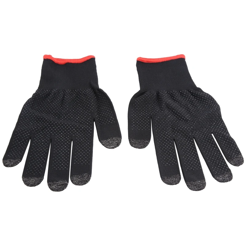 

AEE7-2Pcs Game Gloves For PUBG Sweat Proof Non-Scratch Sensitive Press Screen Gaming Finger Thumb Sleeve Gloves