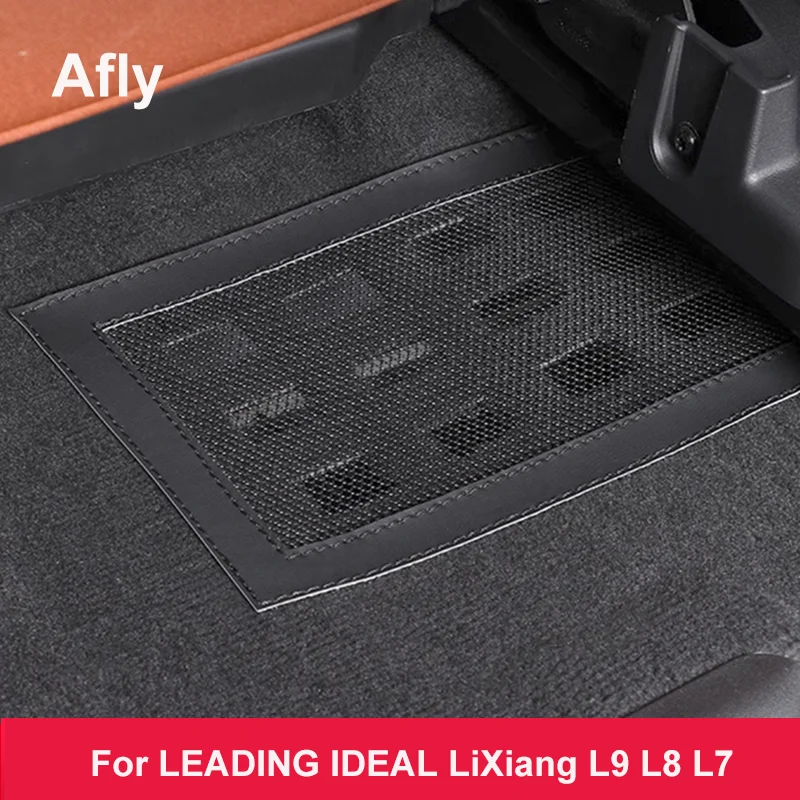 Afly 2Pcs For Leading Ideal LiXiang L7 L8 L9 Car Air Outlet Cover Rear Under Seat Air Vent Anti-blocking Dust Cover Car Interior