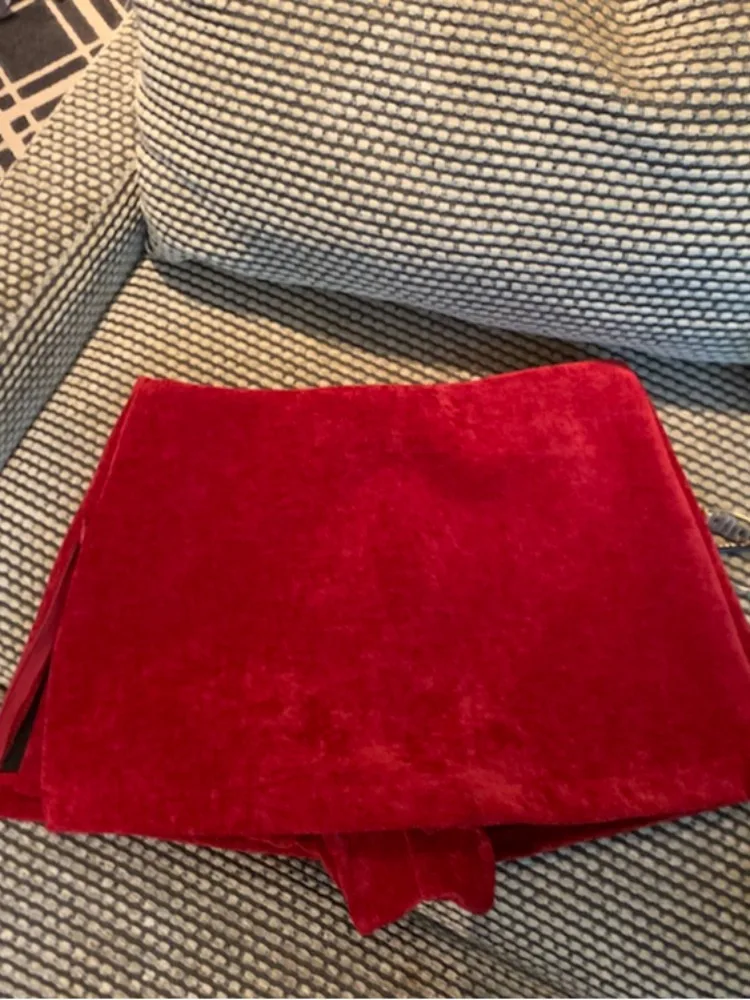 Pure Desire Sexy Samt Wrap Body f Rock Frauen Winter Cisas Aosphere Anti Exposition Rock Hosen A-Line ort Rock