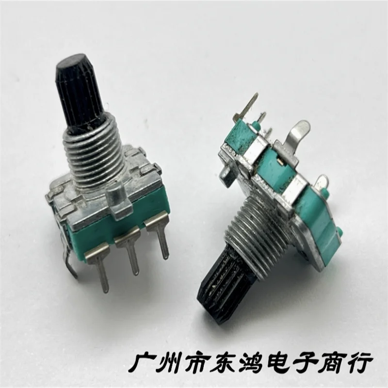 10 PCS EC16 encoder with 24 positions, 5 feet rotating 360 degrees, handle length 15mm