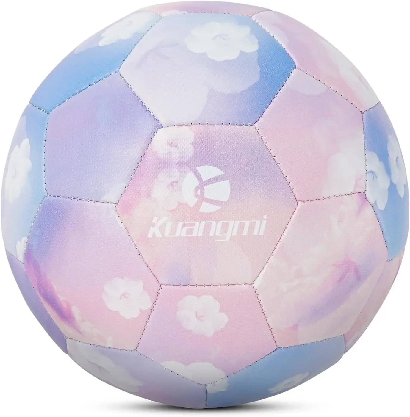 Máquina floral de algodão doce Kuangmi - bola de futebol costurada para jovens e recreação tamanho 5