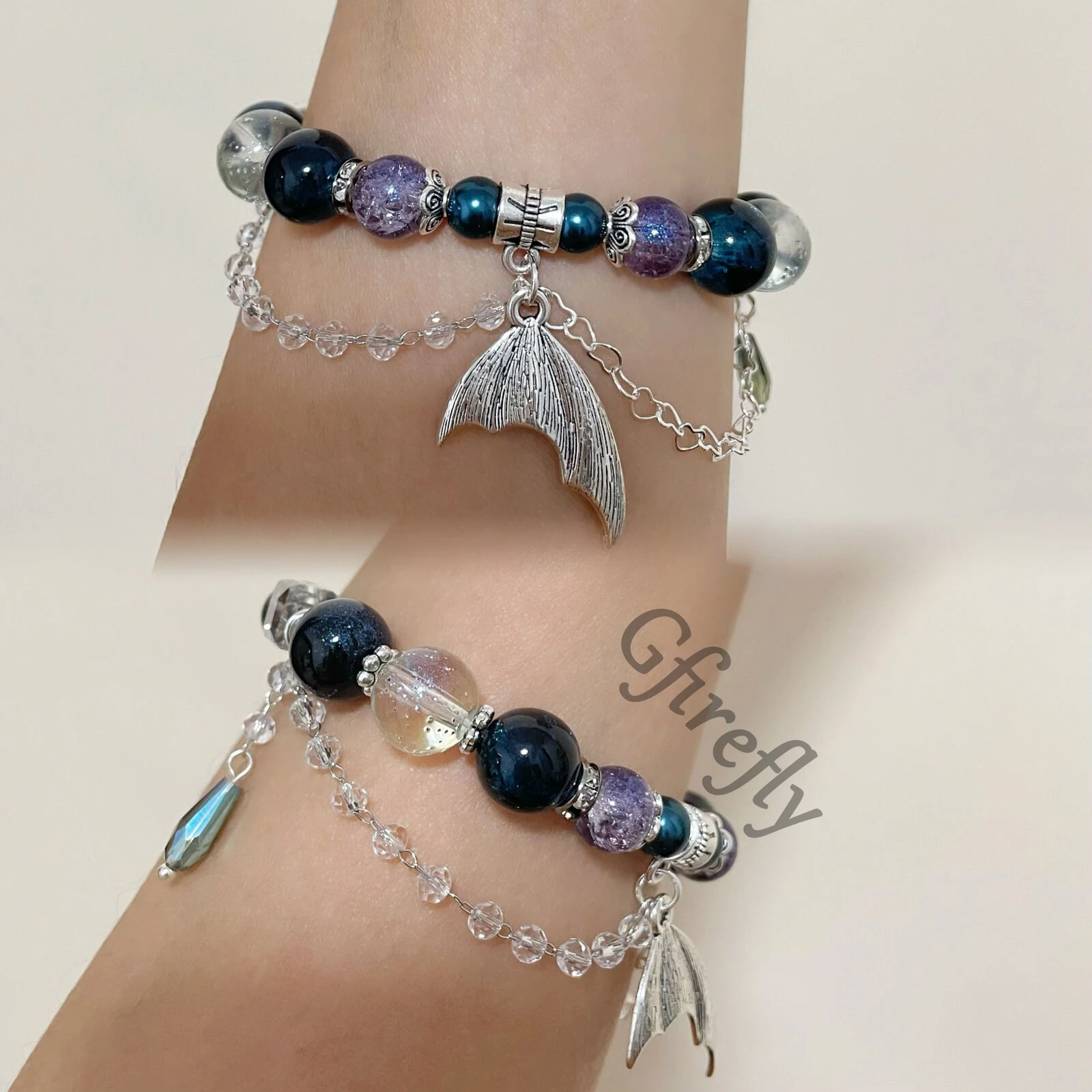 Love and Deepspace Bracelet Rafayel Hand Chain Craft Glass Bead Bangle High Appearance Level Rim Anime Gift