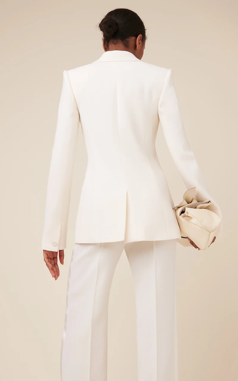 Plus Size Mother of the Bride Suits 2 Pieces Women Wedding Prom Formal Wear Tuxedos Blazer Guest Wear