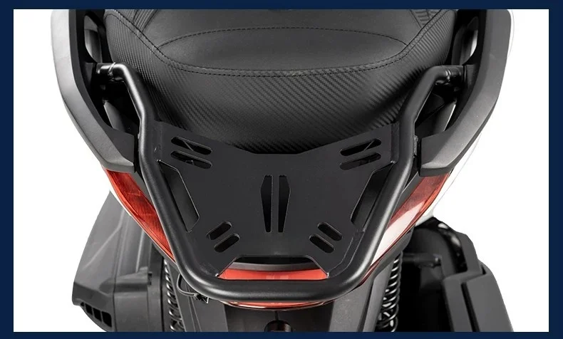 For NSS350 Motorcycle Hollow Cutout Stainless Steel Rear Luggage Bracket Anti-Corrosion Rear Tail Support Frame Kit