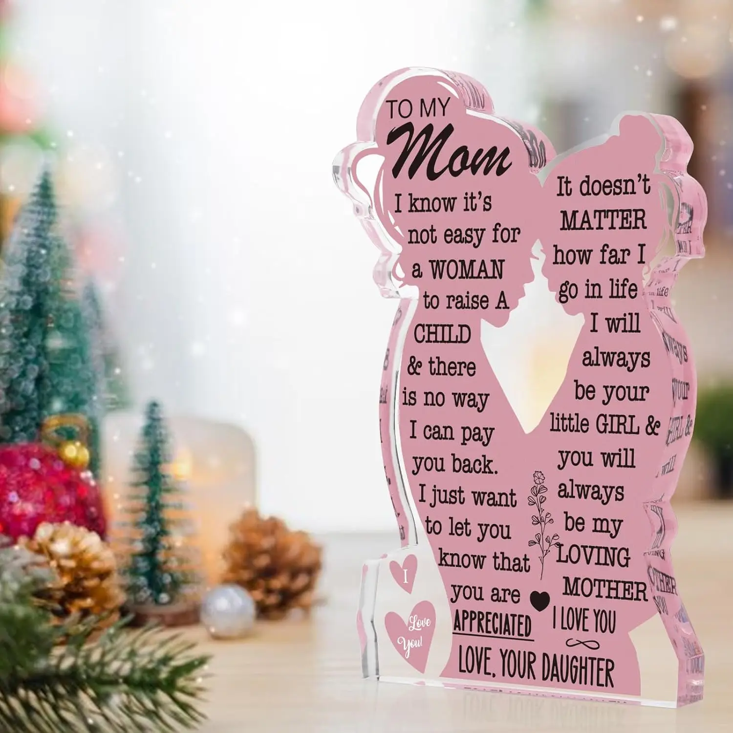 Mom Gifts from Daughter Gift for Mom, Mom Birthday Ideas Gift Cool Mother's Day Gifts from Daughter Best Mom Ever Gifts New Mom