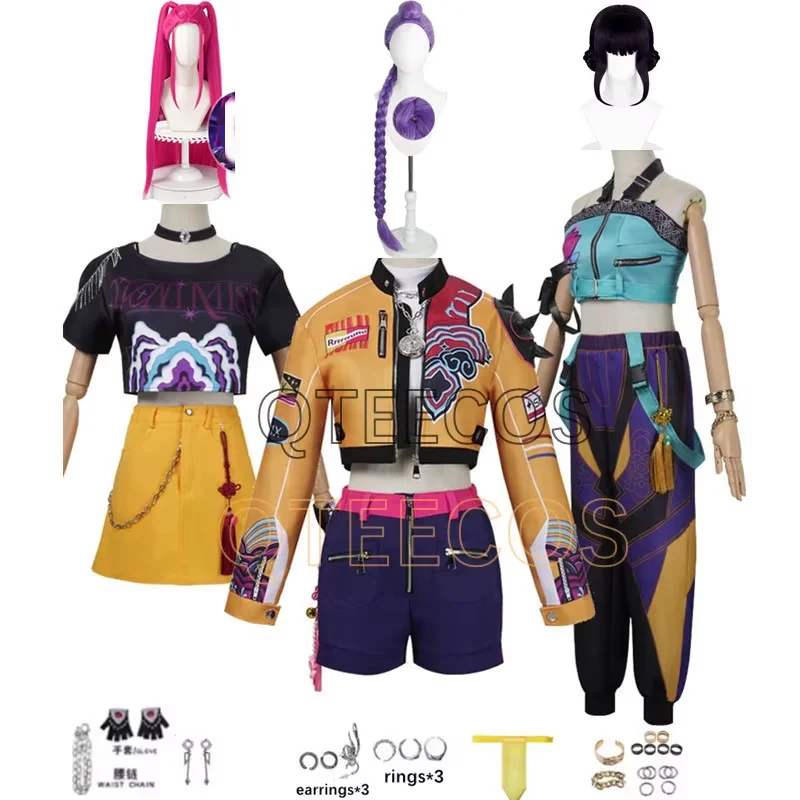 جديد رومي ميرا زوي تأثيري الكبار النساء شيطان الصيادين زي كوريا المعبود الدعاوى ملابس الهالوين ملابس الحفلات