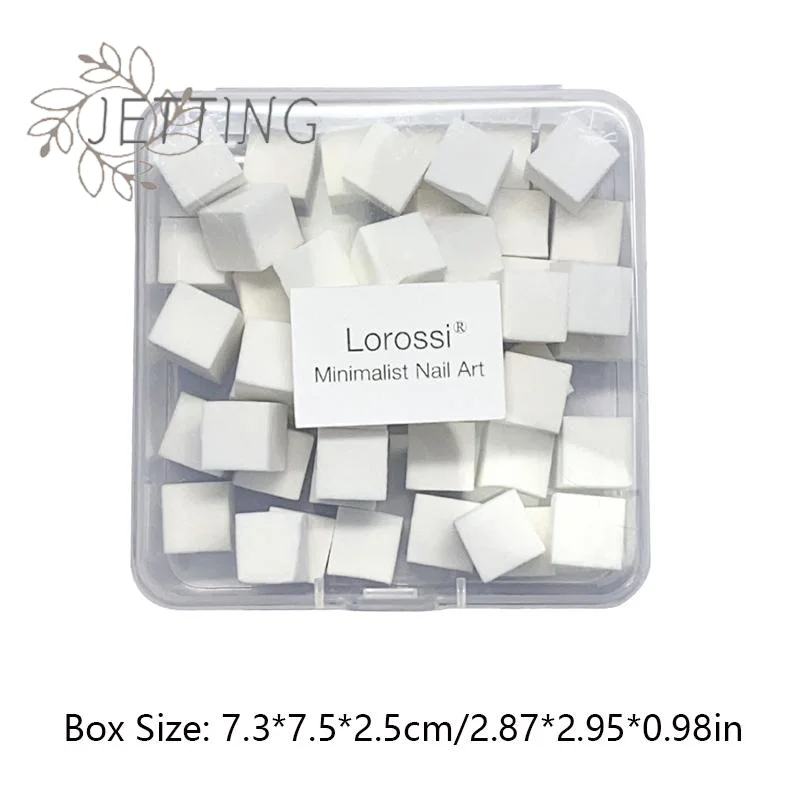 حار 50 قطعة مربع صغير مسمار الإسفنج مسحوق نفخة مسمار الفن هلام البولندية أداة ماكياج التجميل مبرد أظافر كتلة ل مانيكير اكسسوارات