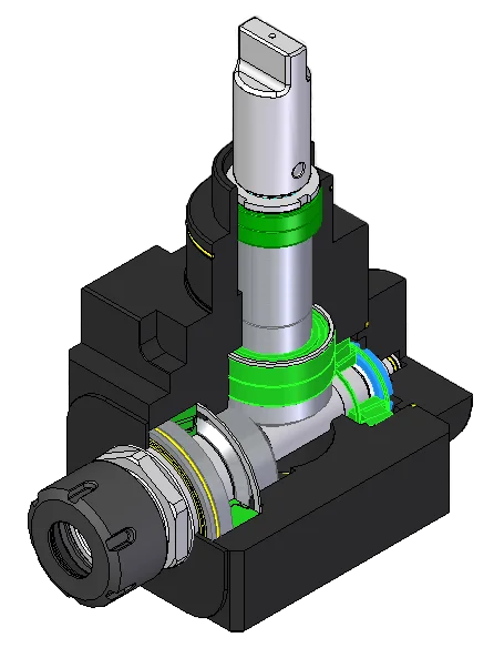 VDI Series Tool Holder for CNC LATHE VDI40 NH100 ER32 Live Tool Holders Are Suitable for MAZAK CNC Machine Tools.
