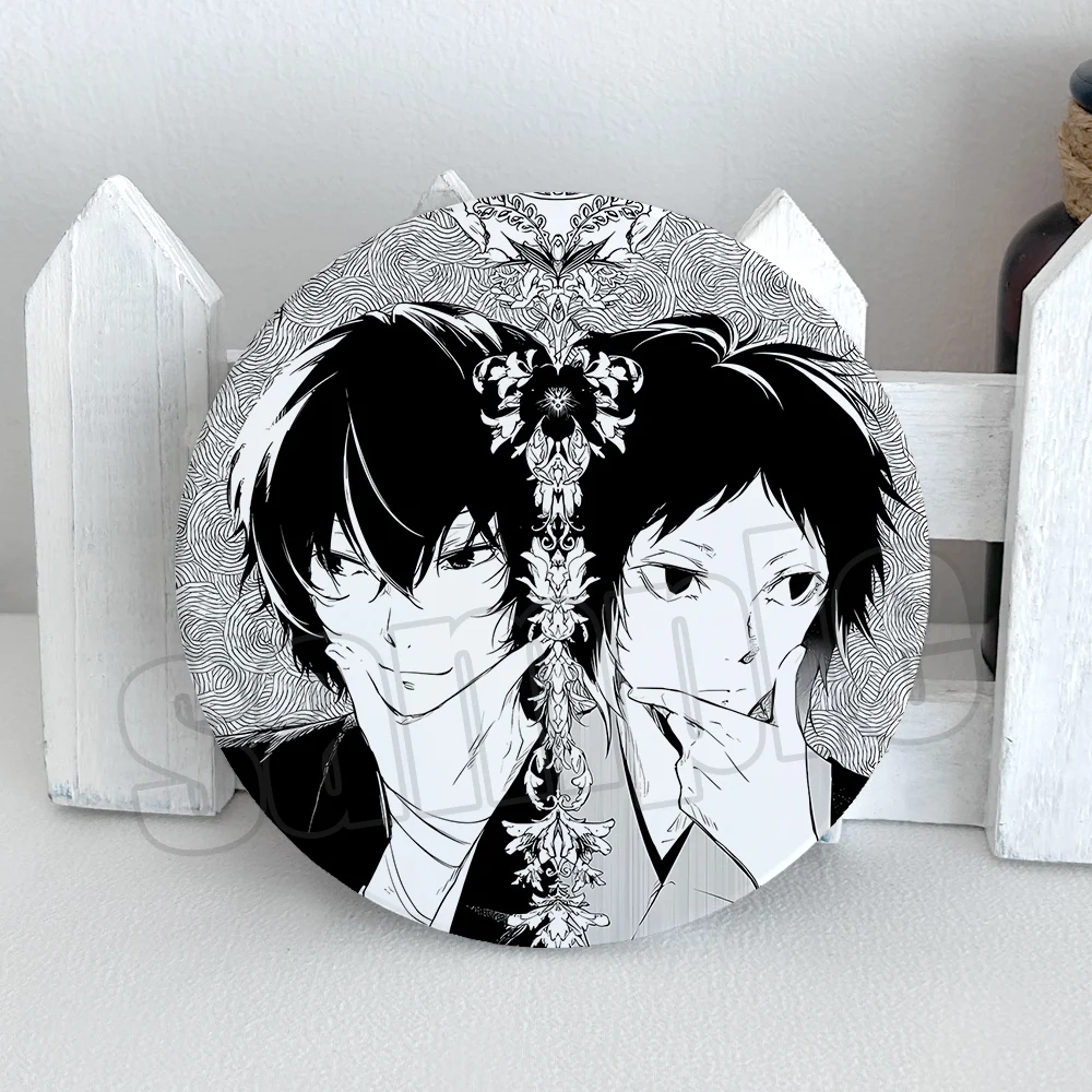 Anime Bungo Stray Dogs Nakajima Atsushi Dazai Osamu Ryunosuke Akutagawa Cosplay Xmas Birthday Gift Cartoon Ceramic Cup Coaster