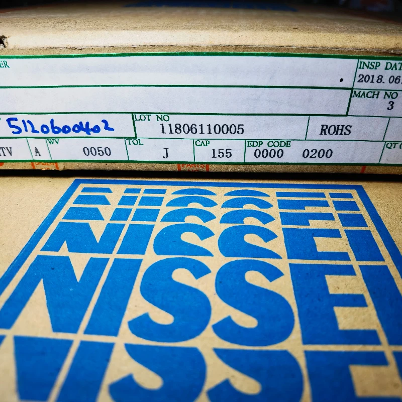 10 Stück/50 Stück NISSEI CBB Filmkondensator MMTV 50V155J 5 % Pitch = 5 mm 1,5 uF 155 blaue CBB-Kondensatoren