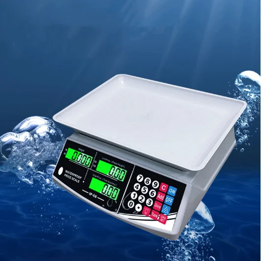 Wholesales Waterproof Price Scale Commercial Electronic Bench Scale Aquatic Seafood Scale