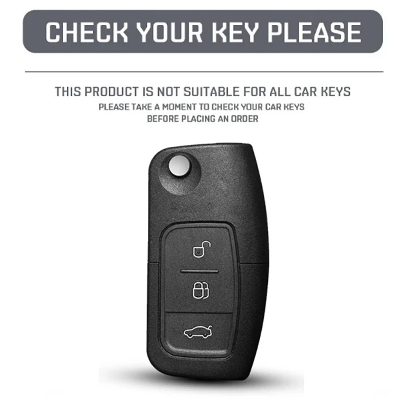 New TPU Carbon Filber Car Key Case Cover For Ford Fiesta Focus 2 Ecosport Kuga Escape Falcon B-Max C-Max Eco Sport Galaxy