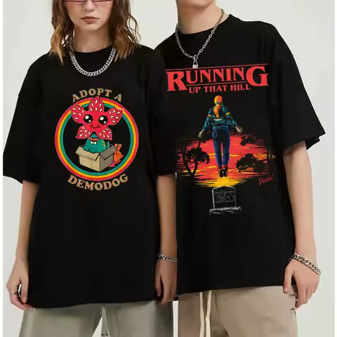 3D Printed Movie Printed T-shirt American TV Series Eddie Munson The Demogorgon Movie Men's and Women's Quick Drying T-shirt