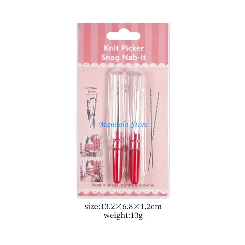 U2JC Sweater Touch Up Knitting Tool with Tube Cover for Daily Care and Travel