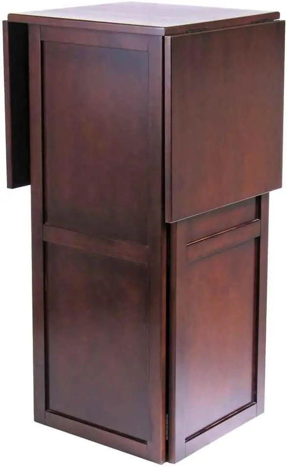 

Newport 40.16 x 50 x 17.87-Inch Wood Expandable Counter Wine Bar, Antique Walnut (94350)