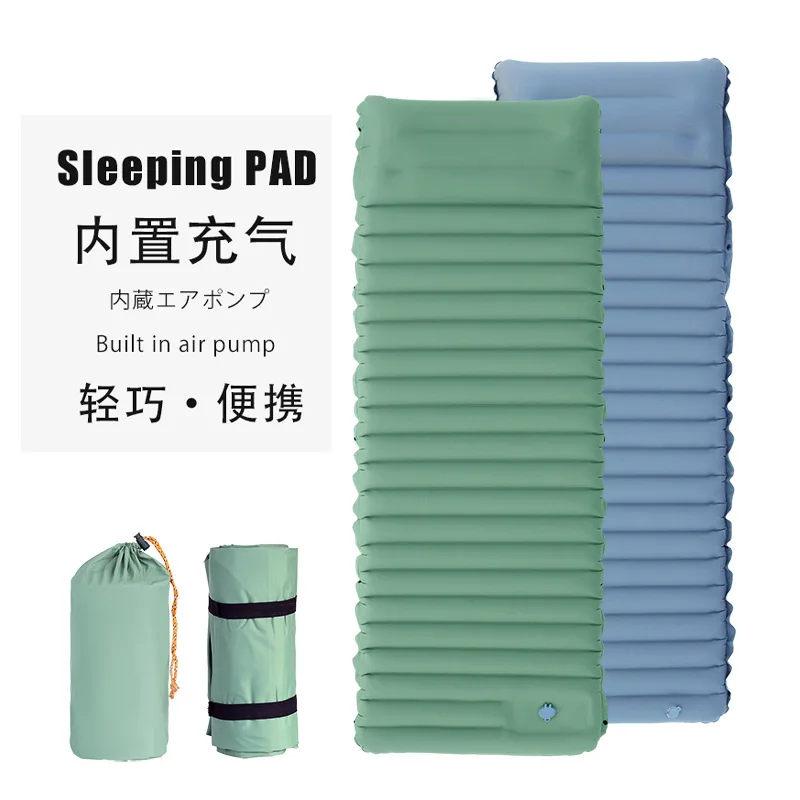 

WolFAce Outdoor Inflatable Mattress 40D Nylon TPU Sleeping Pad Splicing Beach Picnic Mat Camping Ultralight Tent Air Cushion