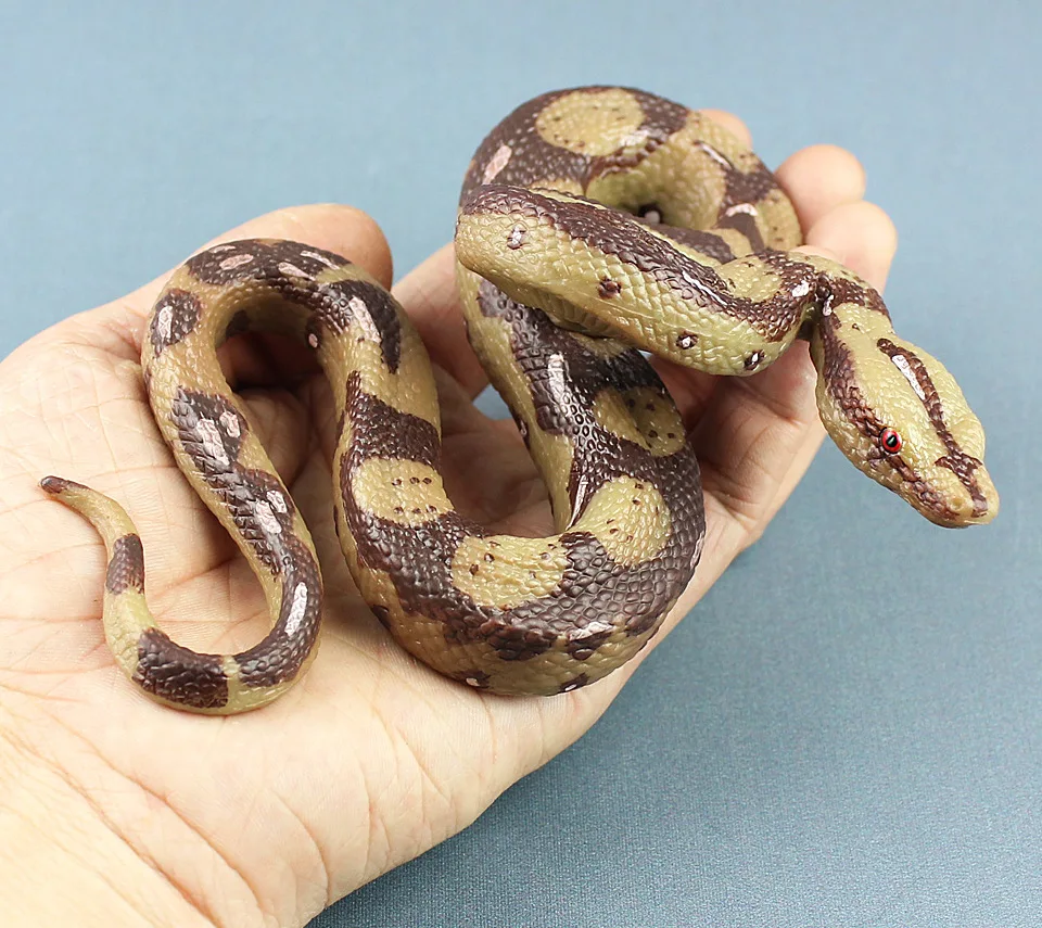 재미 있은 대형 현실적인 고무 뱀 장난 높은 시뮬레이션 모델 패션 할로윈 까다로운 장난감 - AliExpress