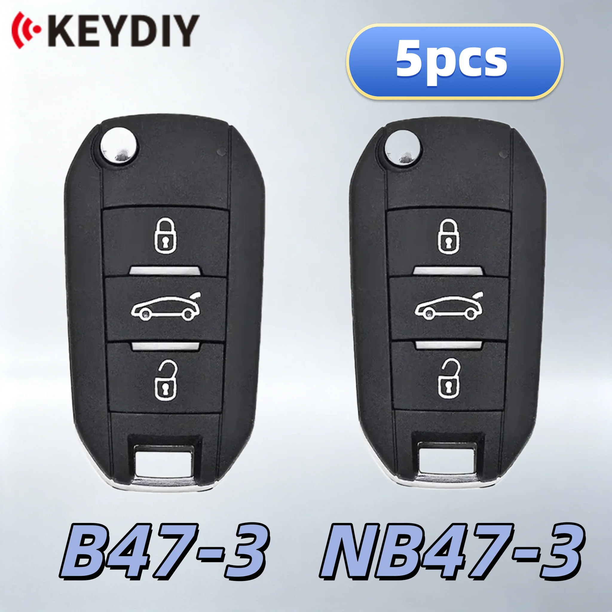 5pcs KEYDIY KD B Series B47-3 NB Series NB47-3 Remote Car Key for KD-X2 KD900 Mini KD URG200 KD-MAX
