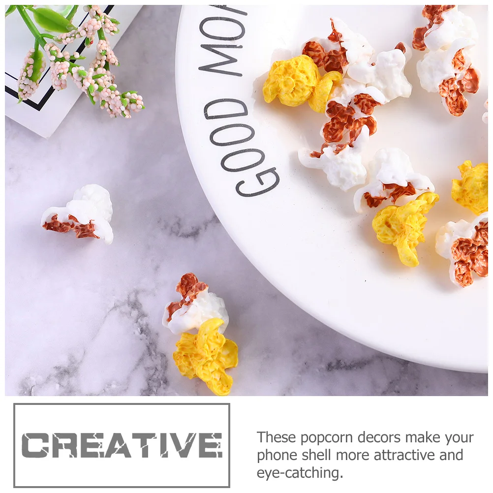 

50pcs Artificial Imitation Decoration Diy Mini Craft Adornment Phone Case Ornament Home Decor Stylish Kid Prop Simulation