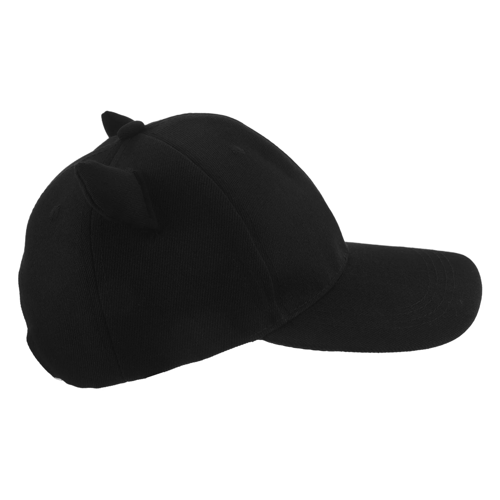 

Camouflage Baseball Cap Black Horn Decoration Adjustable Unisex Army Hats for Men Women Sun Protection Outdoor Sports