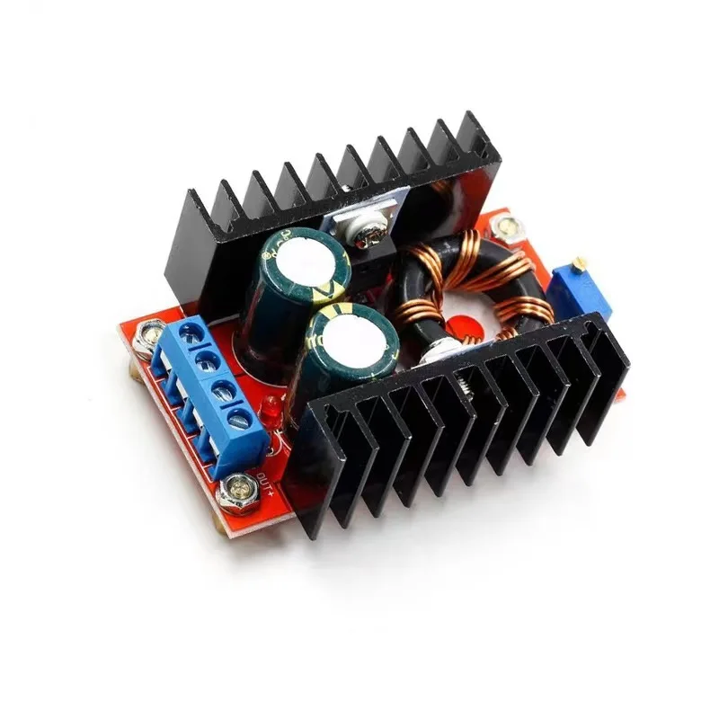 Modulo boost per auto DC-DC da 150 W, ingresso da 10-32 V a uscita 12-35 V, alimentatore regolabile ad alta potenza