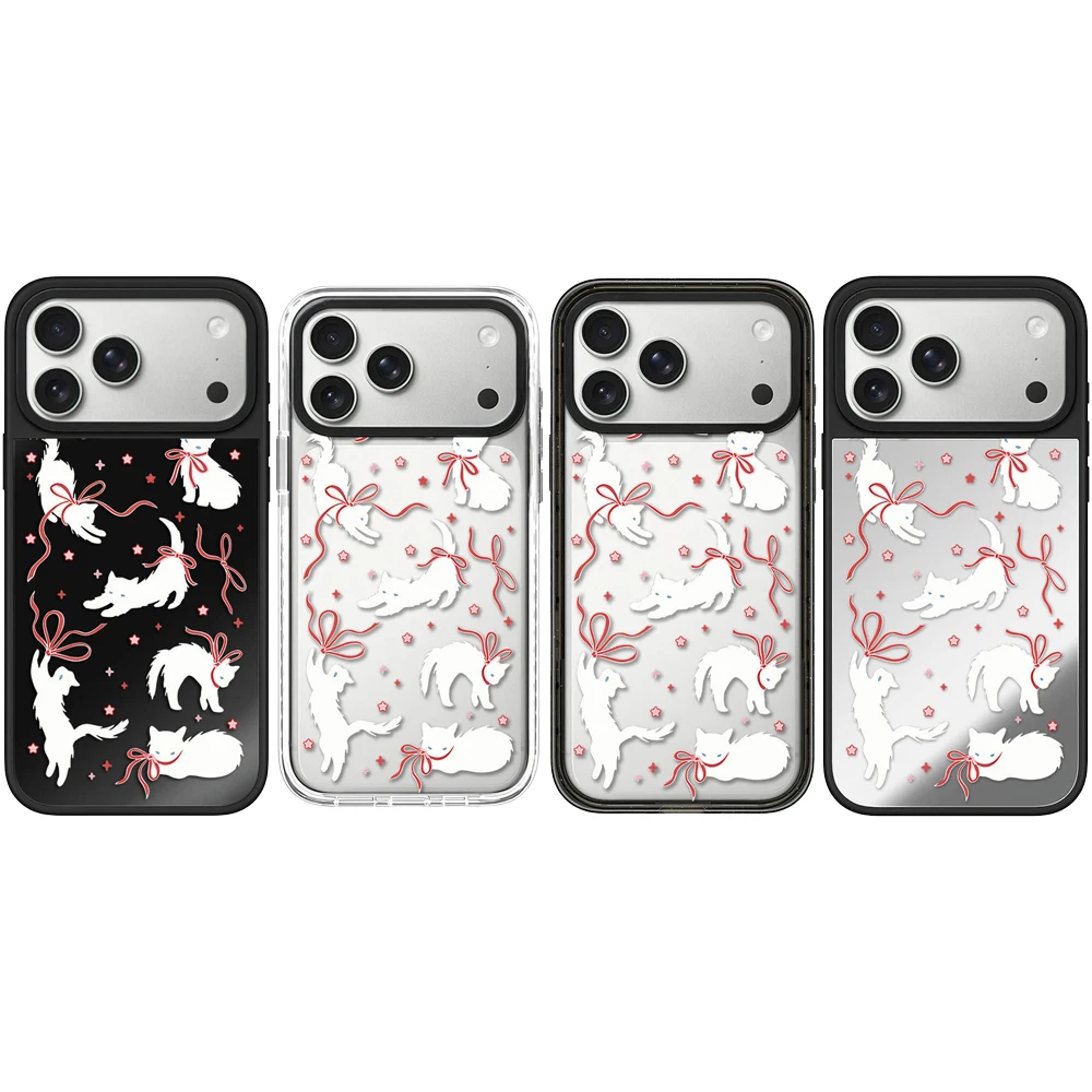 6041727 Acrylic / Mirror Magnetic Case: Compatible with IPhone 17 16 15 14 13 12 Pro Max 17 Air