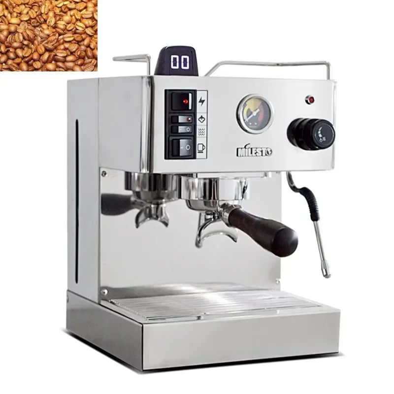 1050W 220-240V 3.5L Semi-automatic Espresso Coffee Maker Machine With Counter Tamper 9Bar Coffee Machine Stainless Steel  950W