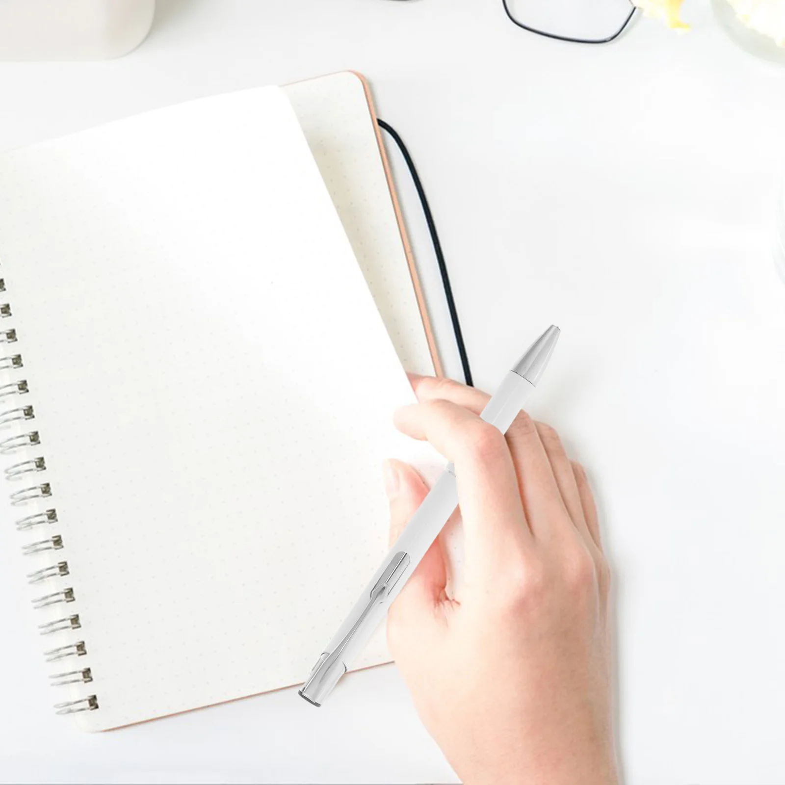 

6Pcs Metal Ballpoint Pens Retractable Smooth School Office Ball Point Pens Ball Point Pen Metal School Pen