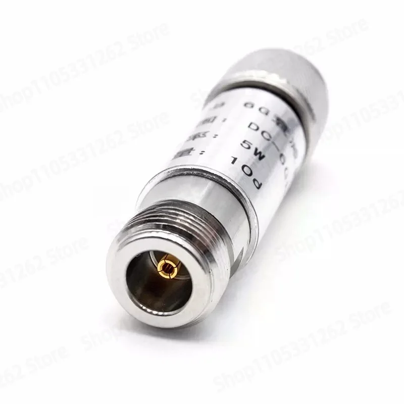 5W coaxial microwave N-type attenuator N-JK male and female 3/5/6/10/20/30 DB 0-6G