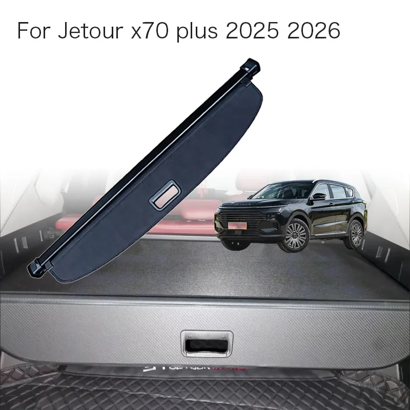 

Auto Trunk Curtain Organizer Cover For Jetour X70 Plus 2025 2026 Car Cargo Cover Trunk Rear Rack Luggage Storage Privacy