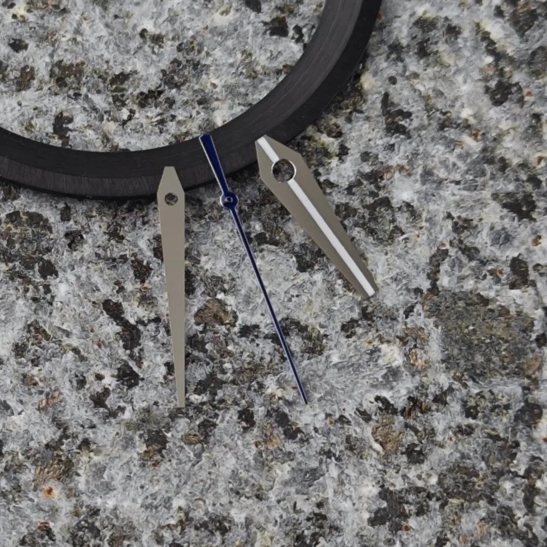 

14,5 мм GS стрелки часов синяя секундная стрелка с высокой полировкой указатель без светящихся модифицированных часов аксессуары для механизма NH35