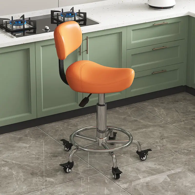 Stir-frying Fuledi Kitchen Cooking Adjustable Rotating Height Chair Fracture Recovery Indoor Mobility Barber Special Chair