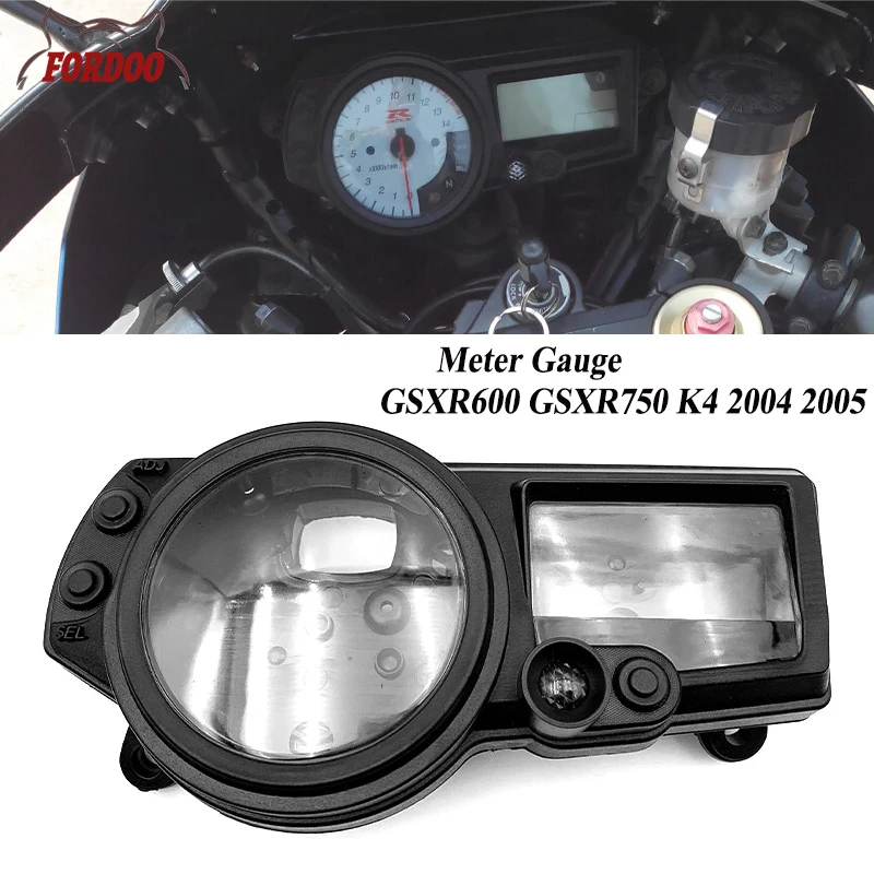 For SUZUKI GSXR GSX-R 600 750 GSXR600 GSXR750 K4 2004 2005 Motorcycle Speedometer Case Odometer Instrument Tachometer Casing